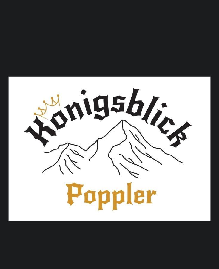 Koenigsblick Poppler Lejlighed Hopferau Eksteriør billede